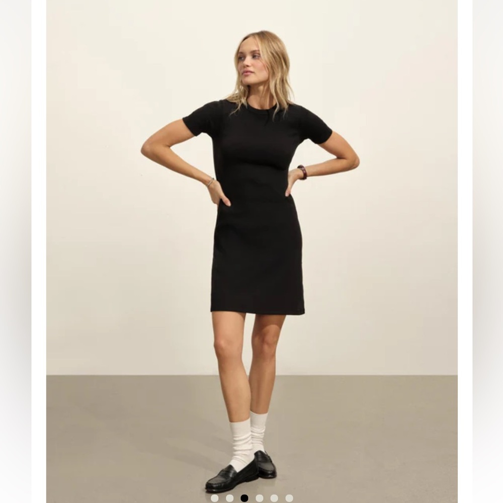 Buck Mason Surplus Rib Mini Tee Dress